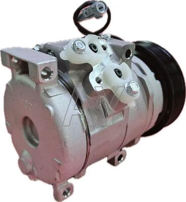 TOYOTA FORTUNER AC Compressor with PV7 Grooves 120mm Pulley Diameter and 12V Rated Voltage for R134a Refrigerant