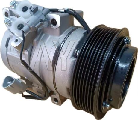 TOYOTA AC Compressor for HIACE with PV7 Grooves 120mm Pulley Diameter and 12V Rated Voltage
