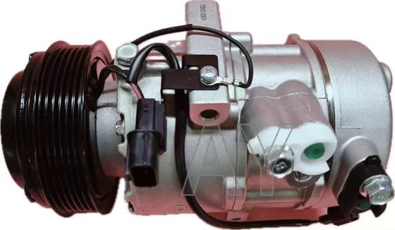 KIA AC Compressor with 12V Power, 120mm Clutch, and 6PK Belt for Automotive Cooling Systems