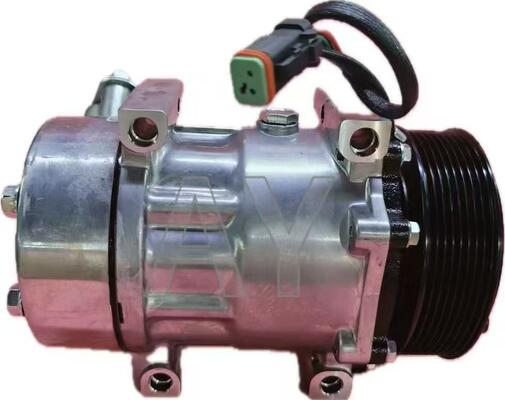 SCANIA AC Compressor with 12 Months Warranty 123mm Clutch and 24V for SCANIA Vehicles