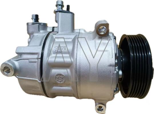 Toyota AC Compressor with 6PK Pulley Grooves 110mm Diameter and R134A Refrigerant for Car/Truck