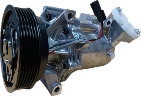 New 6PK Grooves 125MM Diameter 12V Voltage A/C Compressor for Renault Fluence L30 Dacia Sandero 1.5 DCI