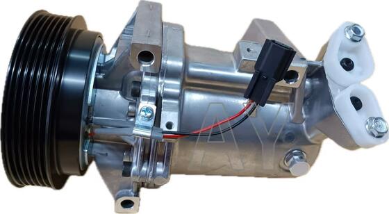 New 6PK Grooves 125MM Diameter 12V Voltage A/C Compressor for Renault Fluence L30 Dacia Sandero 1.5 DCI