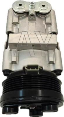 Ford AC Compressor with 6PK Grooves 12V Rated Voltage and R134 Refrigerant for Efficient Cooling