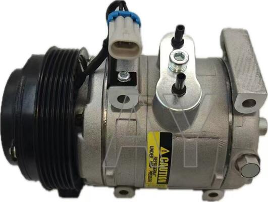 Chevrolet NEW Sail 1.4 6pk Grooves 12V Rated Voltage R134 Refrigerant AC Compressor for Automotive Use