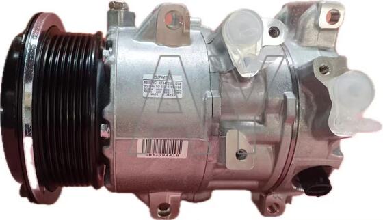 TOYOTA AC Compressor with 7pk Grooves 12V Rated Voltage and 110mm Pulley Diameter for R134 Refrigerant