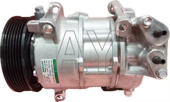 PEUGEOT 4008 AC Compressor with 6pk Grooves 12V Rated Voltage and 110mm Pulley Diameter for R134 Refrigerant