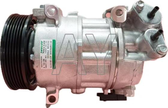 PEUGEOT 4008 AC Compressor with 6pk Grooves 12V Rated Voltage and 110mm Pulley Diameter for R134 Refrigerant
