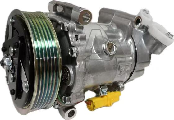 PEUGEOT 307 AC Compressor with 5pk Grooves 12V Rated Voltage and 119mm Pulley Diameter for R134 Refrigerant